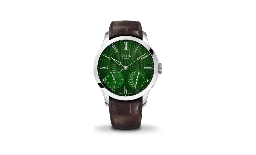 Czapek Quai des Bergues EMERALD GREEN L