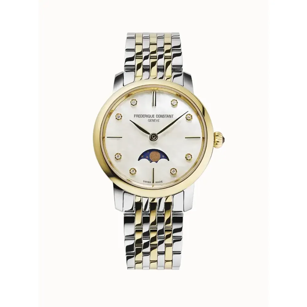 Frederique Constant Classics Slimline Ladies Moonphase, Women · Quartz