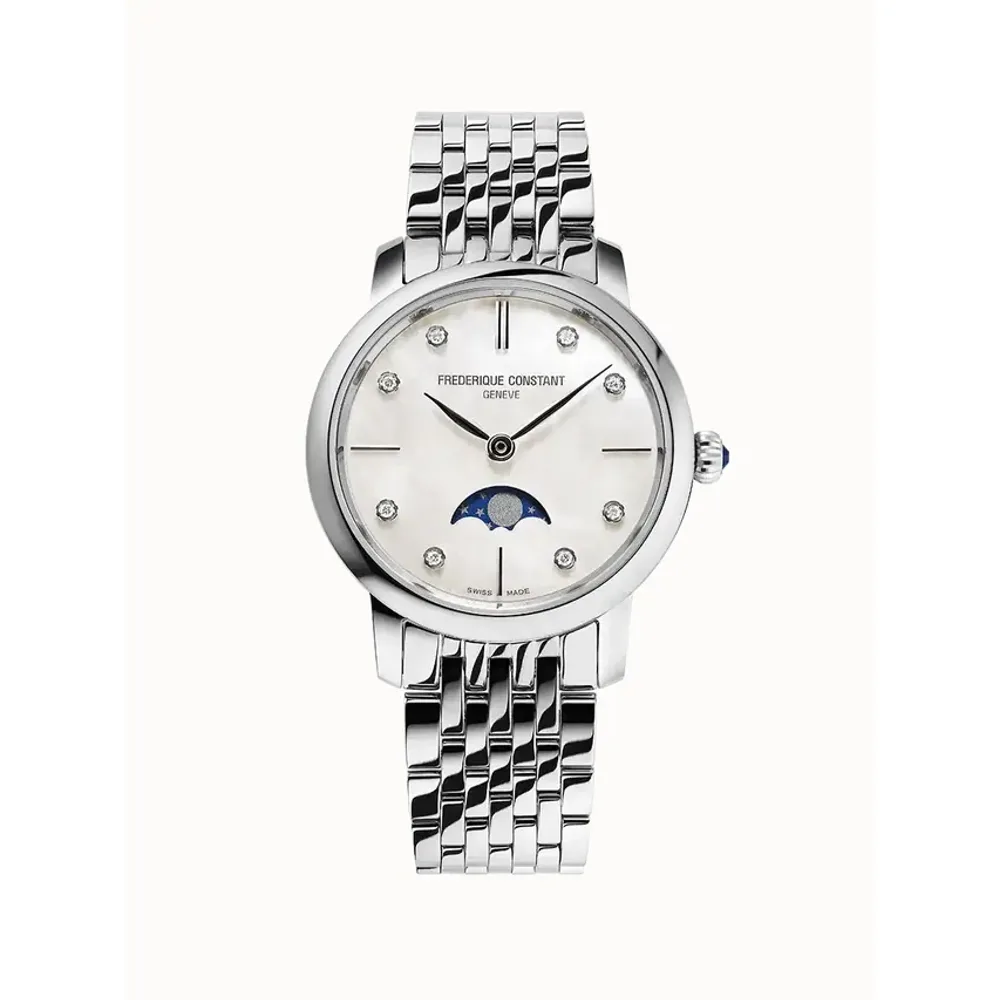 Frederique Constant Classics Slimline Ladies Moonphase, Women · Quartz