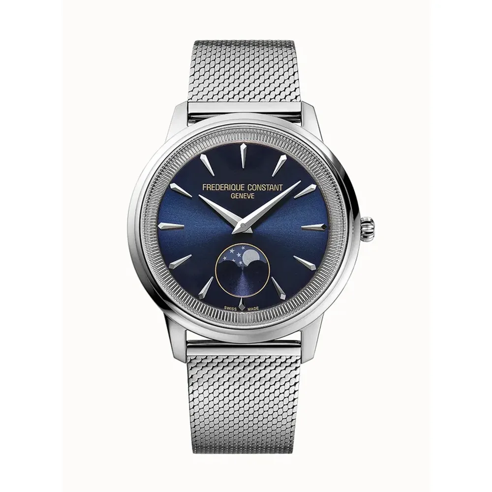 Frederique Constant Classics Moneta Moonphase, Men, Unisex, Women · Quartz