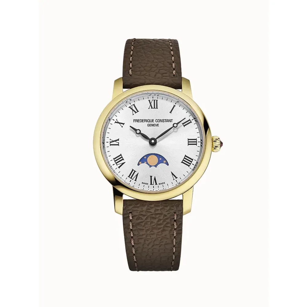 Frederique Constant Classics Slimline Ladies Moonphase, Women · Quartz