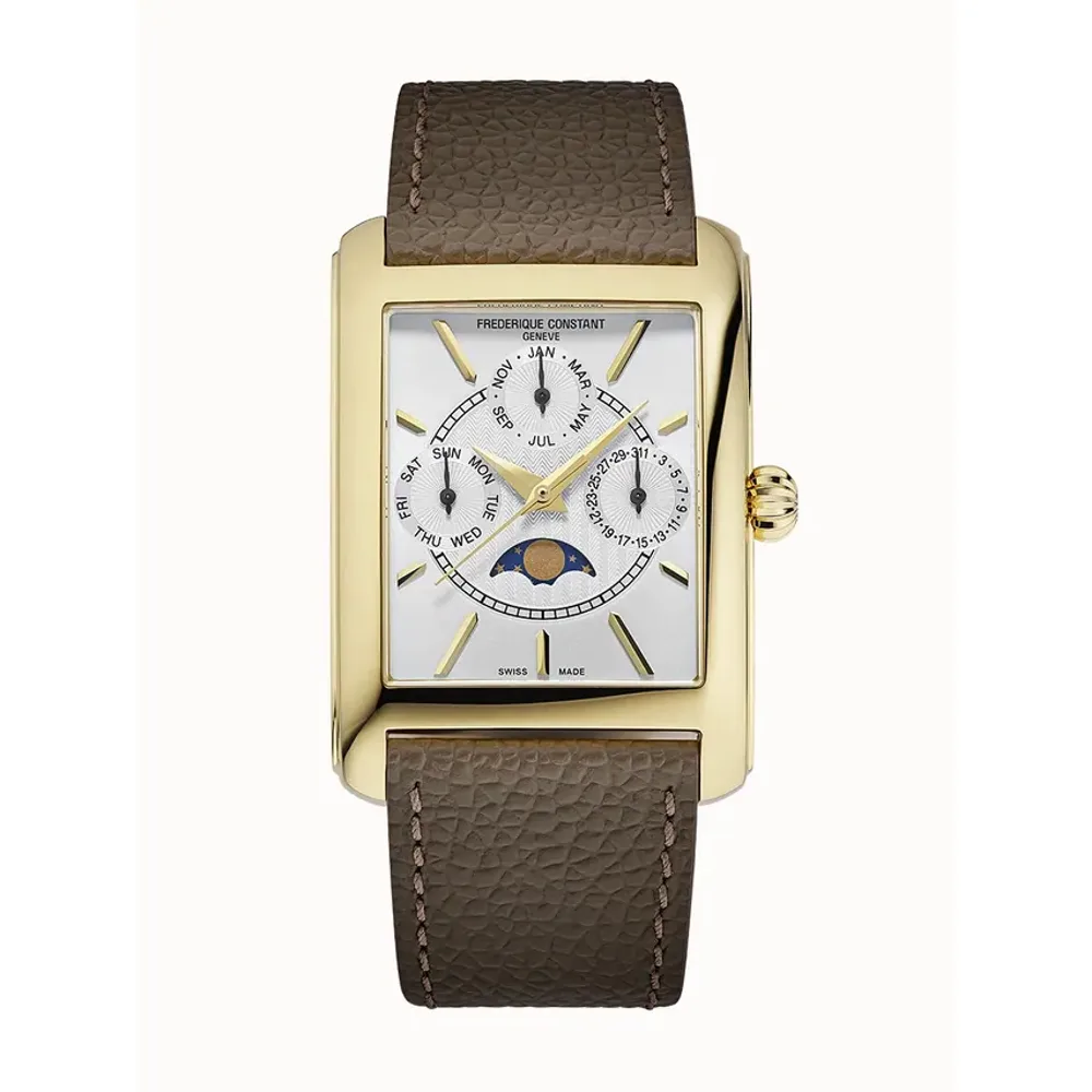 Frederique Constant Classics Carree Calendar Moonphase, Men · Quartz