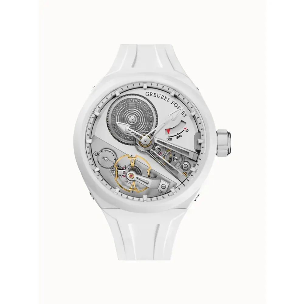Greubel Forsey Balancier Convexe S² — White Ceramic