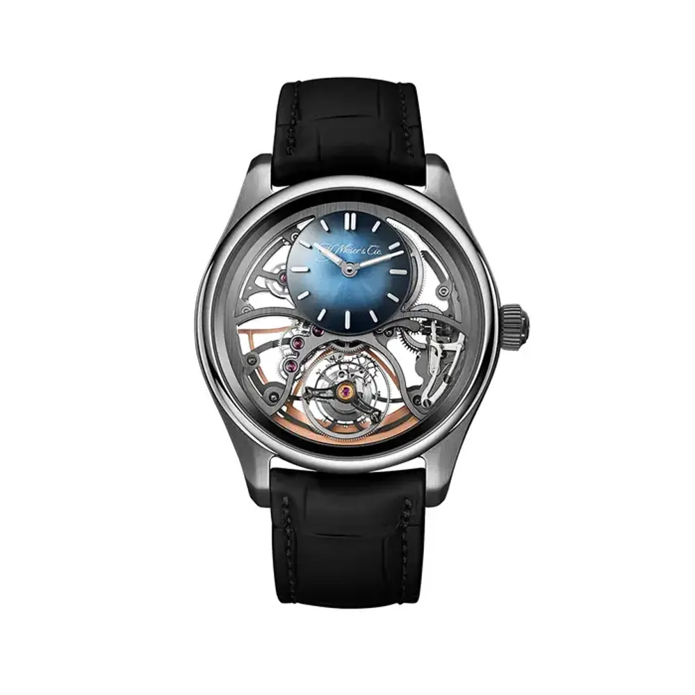 H. Moser & Cie. Pioneer Cylindrical Tourbillon Skeleton