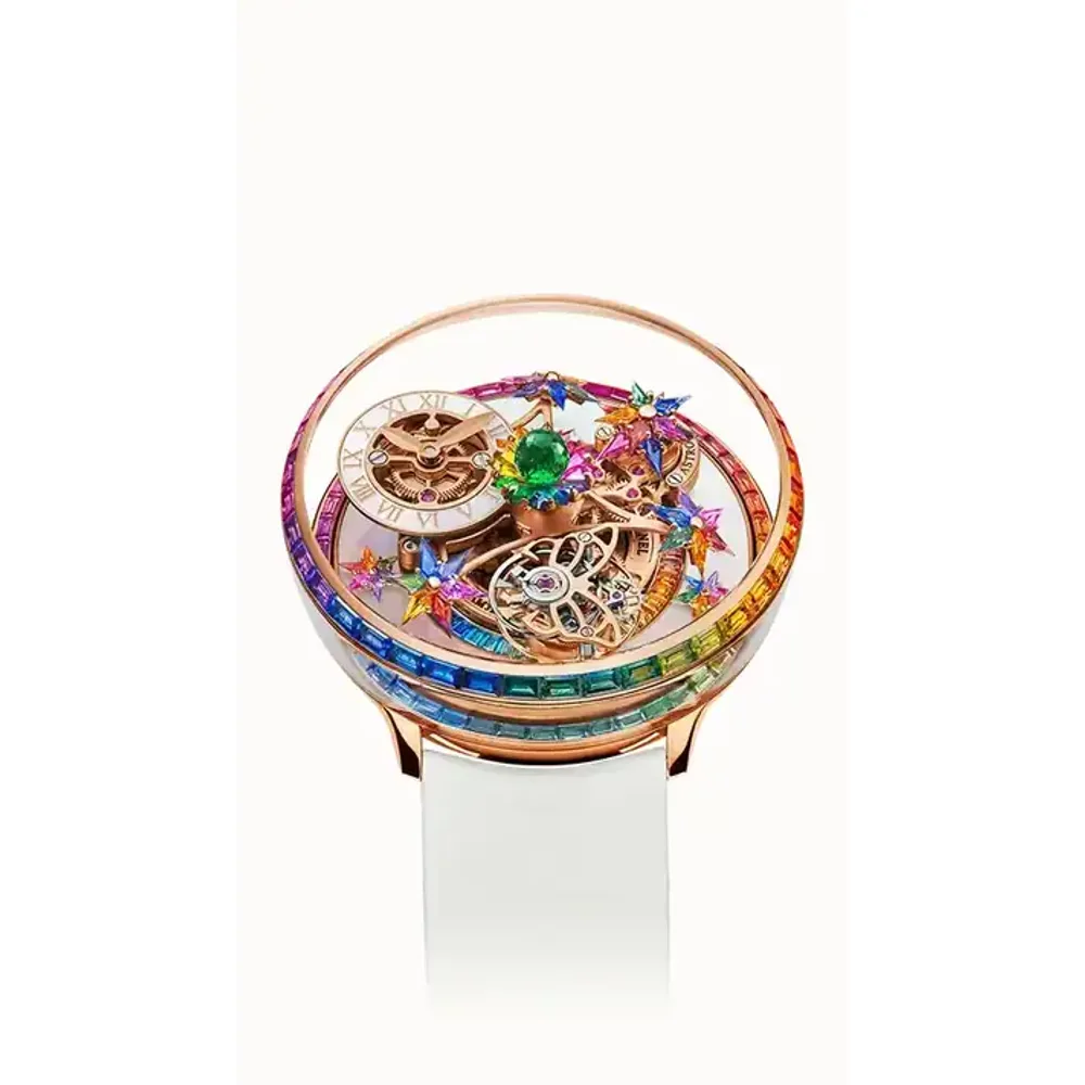 Jacob & Co. Fleurs de Jardin — Rainbow and Rose Gold
