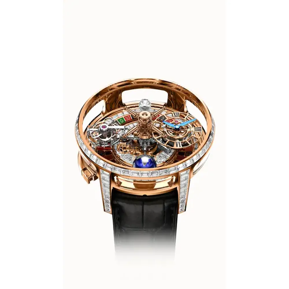 Jacob & Co. Astronomia Casino — Rose Gold Baguette