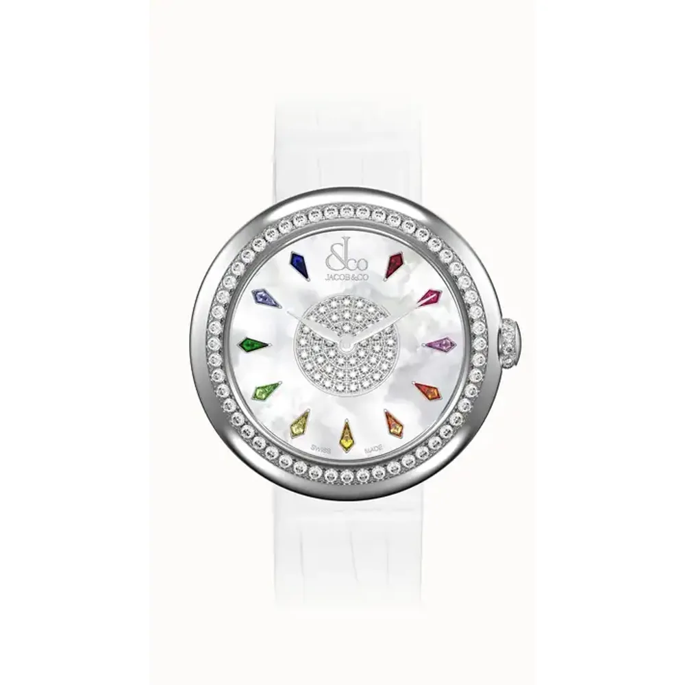 Jacob & Co. Brilliant — Rainbow Sapphires in Stainless Steel