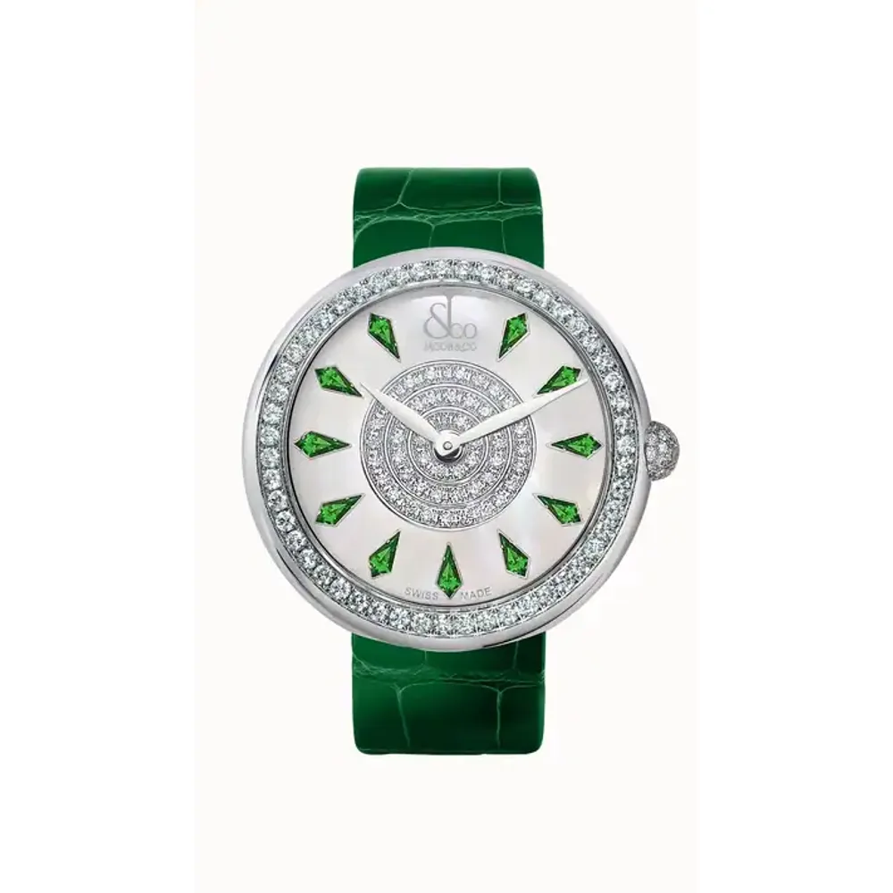 Jacob & Co. Brilliant — Tsavorites in Stainless Steel