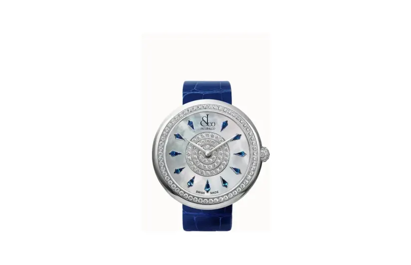 Jacob & Co. Brilliant — Blue Sapphires in Stainless Steel