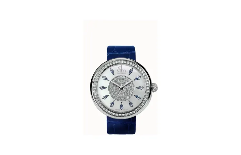 Jacob & Co. Brilliant — Icy Blue Sapphires in Stainless Steel