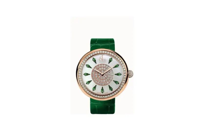 Jacob & Co. Brilliant — Tsavorites in Rose Gold, 18K Rose Gold