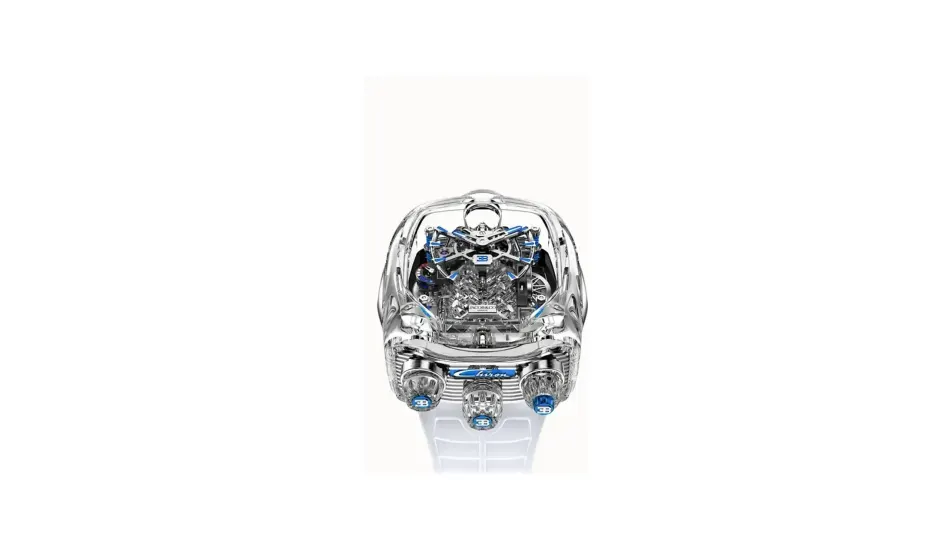 Jacob & Co. Bugatti Chiron Tourbillon Sapphire Crystal — Clear