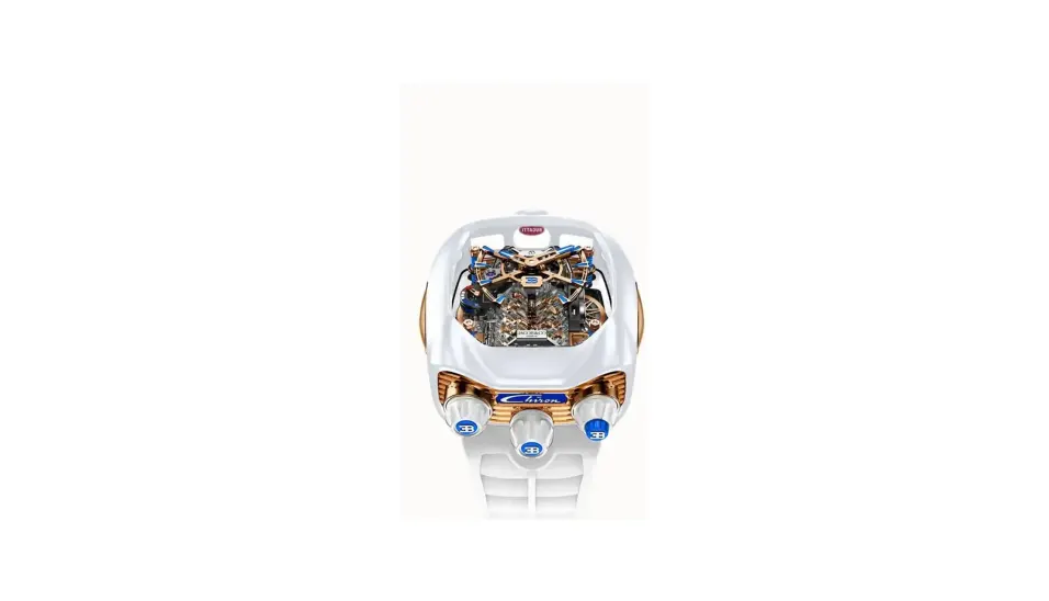 Jacob & Co. Bugatti Chiron Tourbillon — Rose Gold & White Ceramic