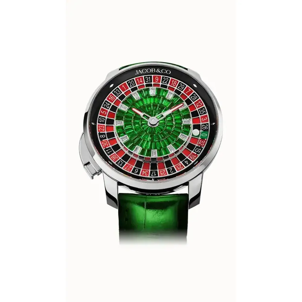 Jacob & Co. Casino Tourbillon — Tsavorite Baguette