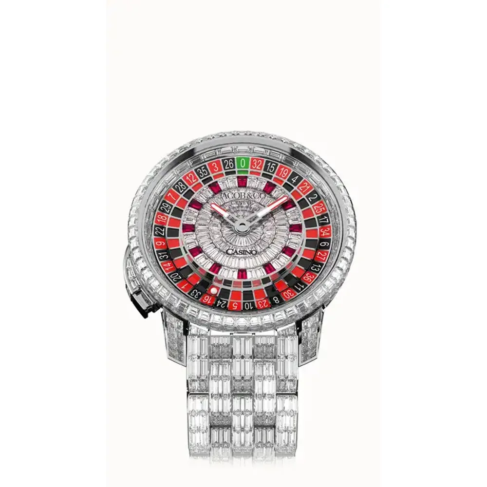 Jacob & Co. Casino Tourbillon — White Gold Bracelet