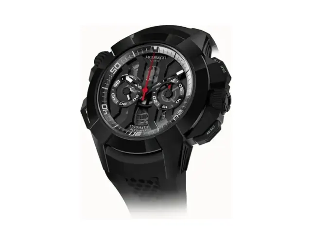 Jacob & Co. Epic X Chrono 47MM — Black DLC Titanium