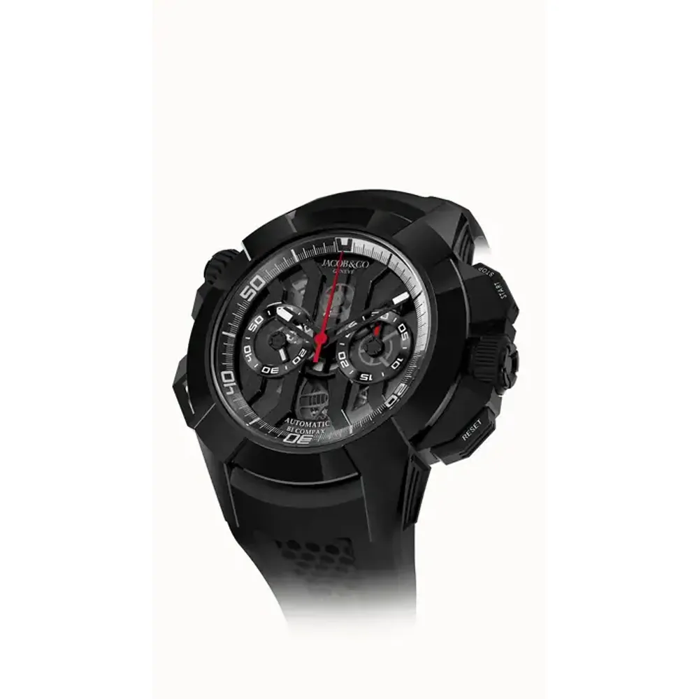 Jacob & Co. Epic X Chrono 47MM — Black DLC Titanium