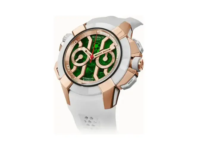 Jacob & Co. Epic X Chrono 47MM — Rose Gold (Green)