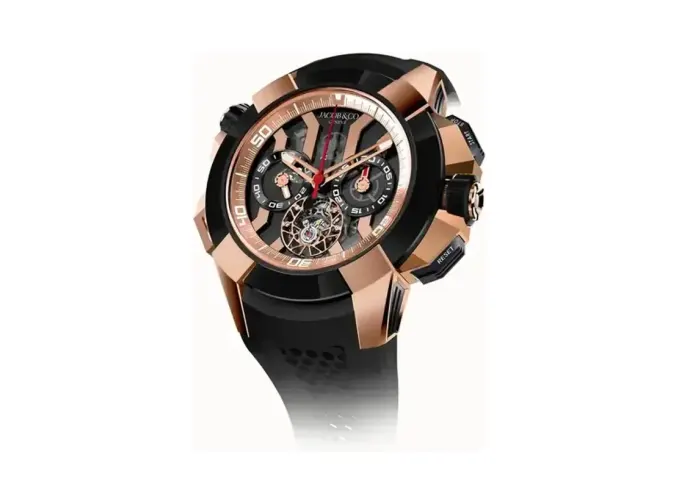 Jacob & Co. Epic X Chrono Tourbillon — Rose Gold and Titanium