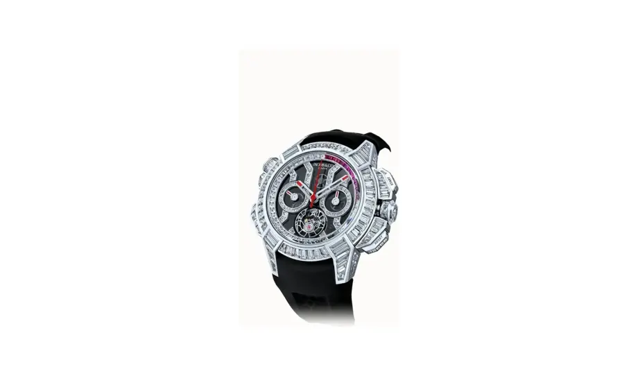 Jacob & Co. Epic X Chrono Tourbillon Baguette — Black Crystal