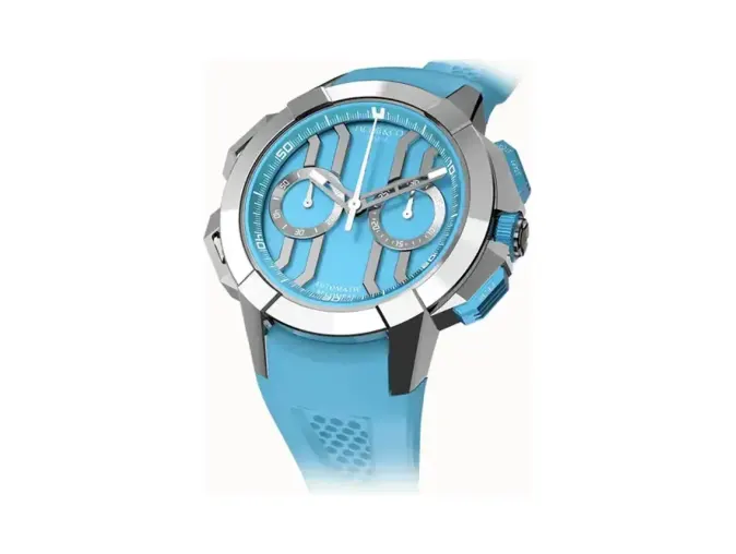 Jacob & Co. Epic X Chrono 44MM — Titanium (Light Blue)