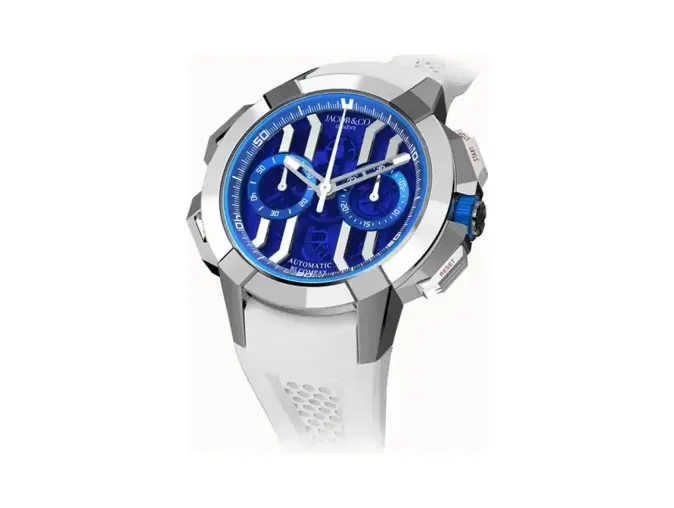Jacob & Co. Epic X Chrono 44MM — Titanium (Blue)
