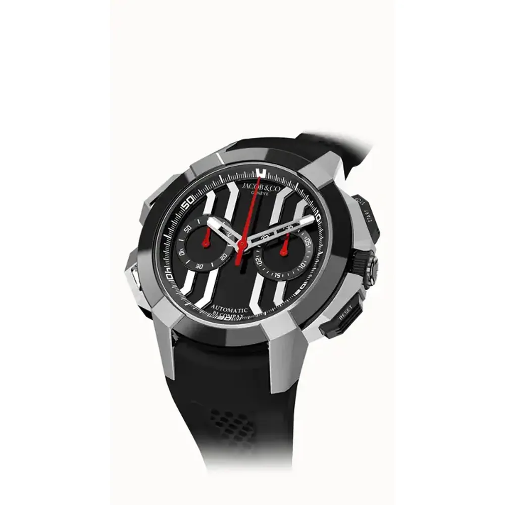 Jacob & Co. Epic X Chrono 44MM — Titanium (Black)