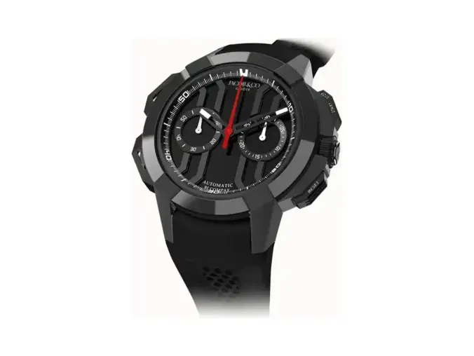Jacob & Co. Epic X Chrono 44MM — Black Titanium & Black Ceramic
