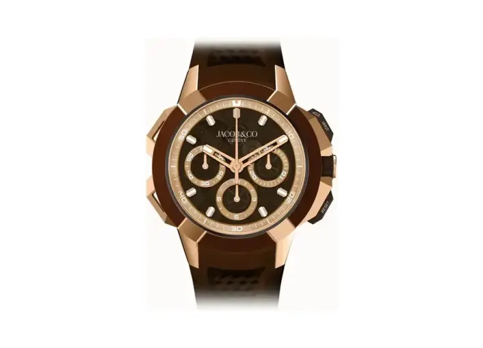 Jacob & Co. Epic X Chrono 44MM Tri-Compax — Brown