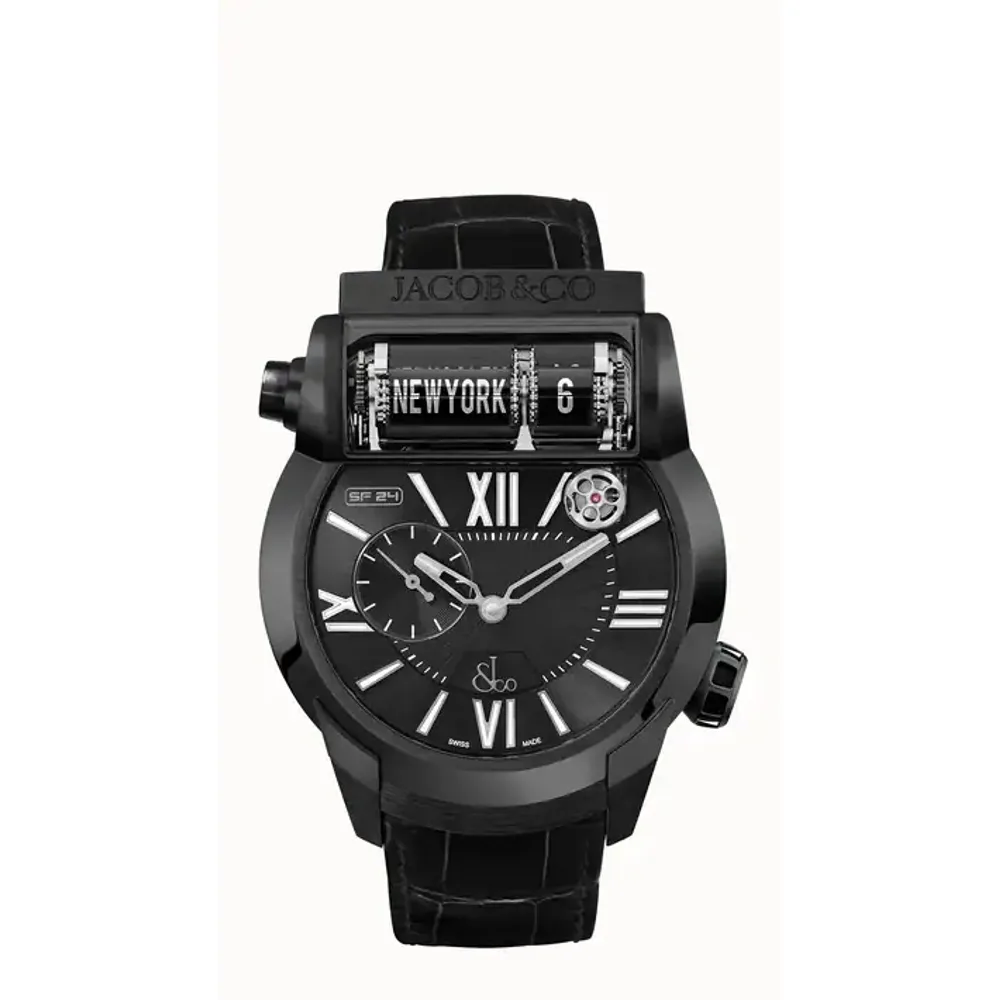 Jacob & Co. Epic SF24 — Black w/ White Accents