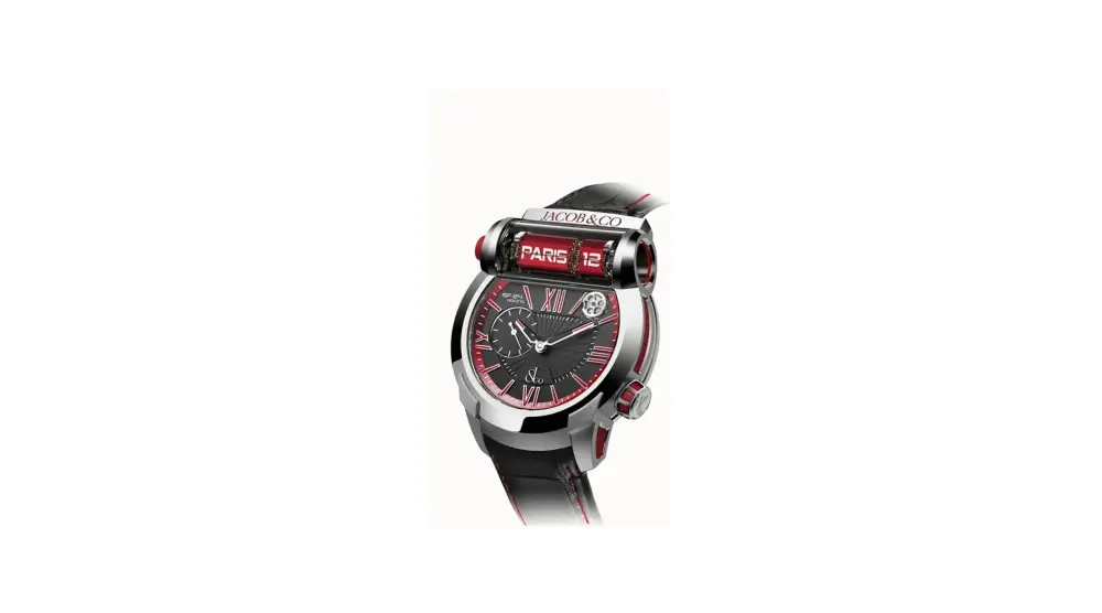 Jacob & Co. Epic SF24 — Titanium, Red