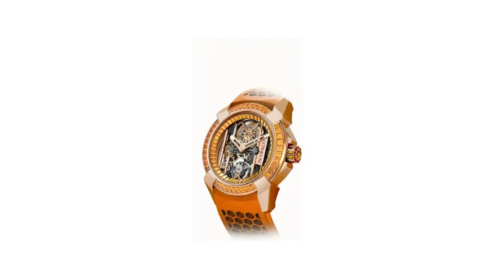 Jacob & Co. Epic X Baguette — Orange Sapphires