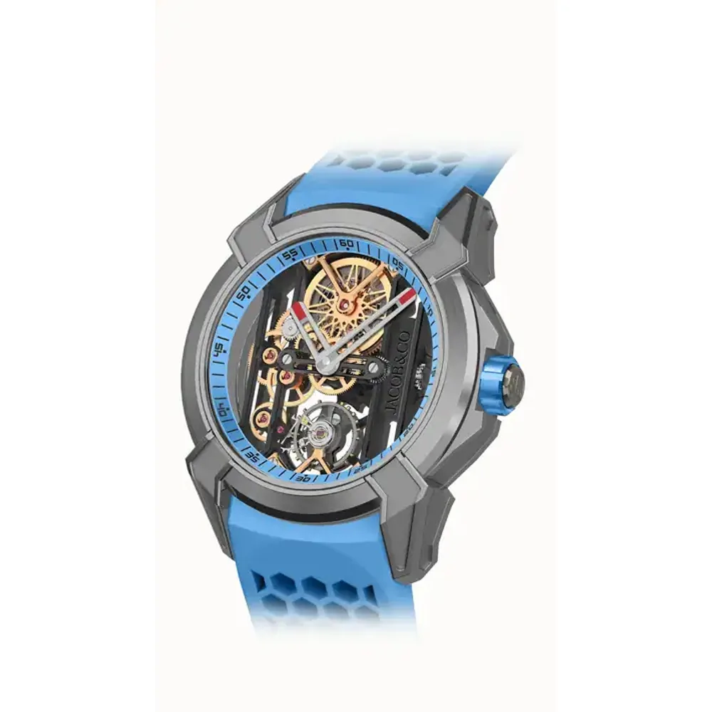 Jacob & Co. Epic X Skeleton — Sky Blue
