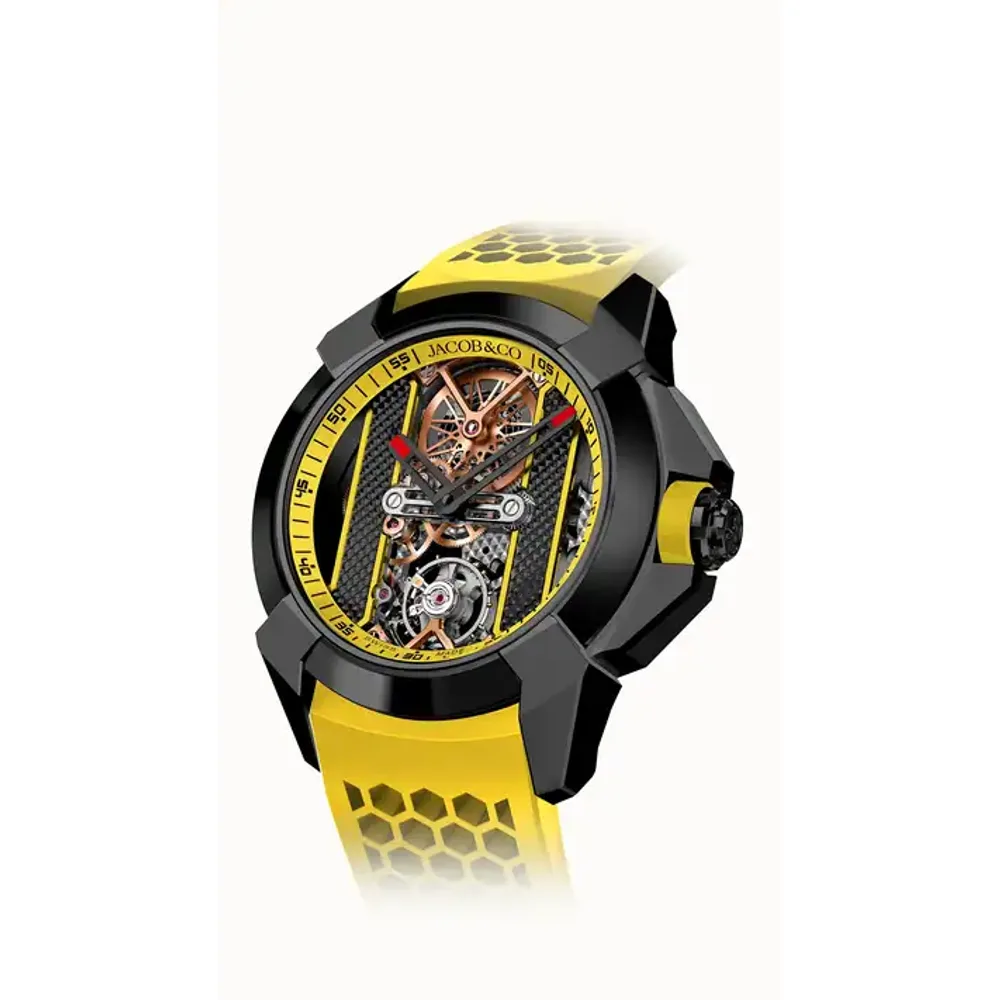 Jacob & Co. Epic X Bridges — Black Steel (Yellow)