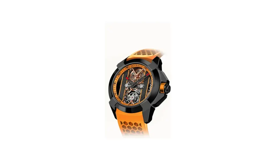Jacob & Co. Epic X Bridges — Black Steel (Orange)