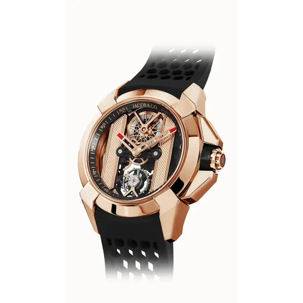 Jacob & Co. Epic X Bridges — Rose Gold (Black)