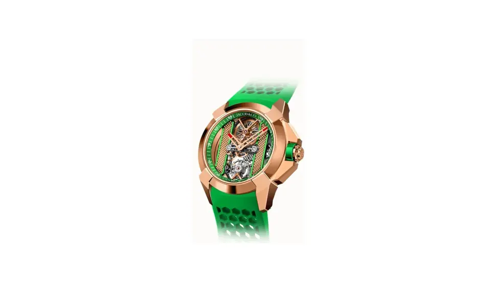 Jacob & Co. Epic X Bridges — Rose Gold (Green)