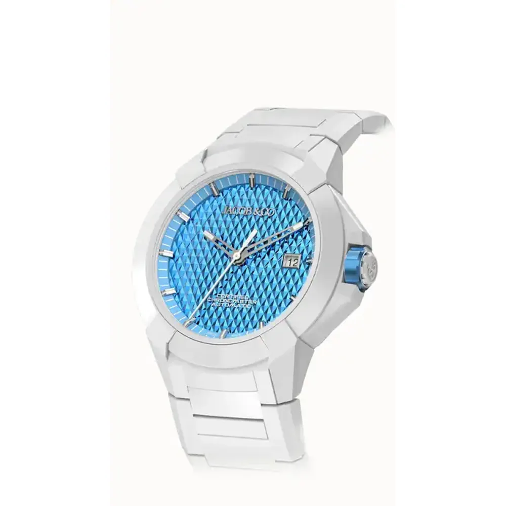 Jacob & Co. Epic X Sport — Electric Blue in Ceramic Bracelet