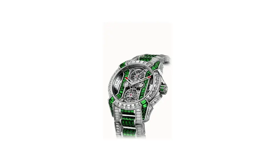 Jacob & Co. Epic X Tourbillon Baguette — Diamonds & Tsavorites