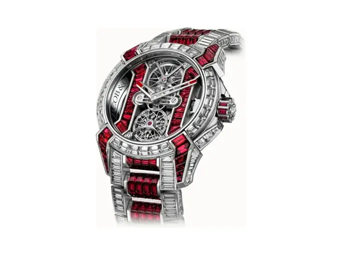 Jacob & Co. Epic X Tourbillon Baguette — Diamonds & Rubies