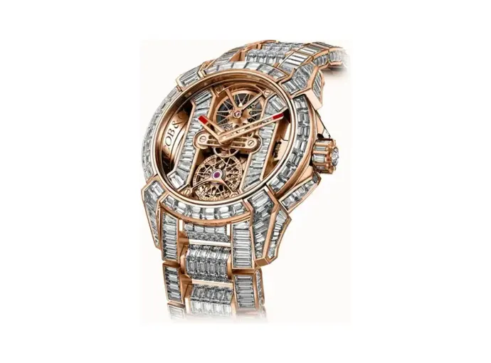 Jacob & Co. Epic X Tourbillon Baguette — Rose Gold Tourbillion