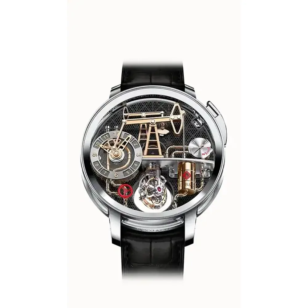 Jacob & Co. Oil Pump 49.5MM — White Gold