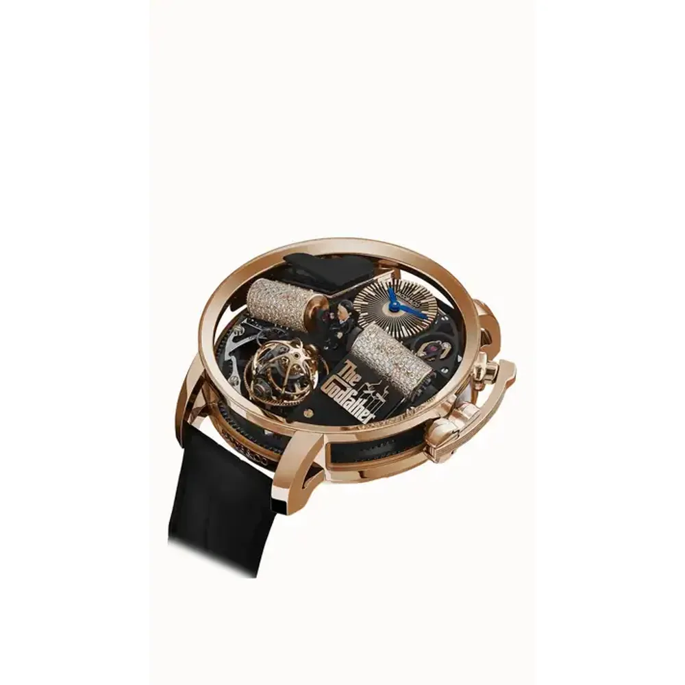 Jacob & Co. Opera Godfather — Rose Gold Diamond Barrels