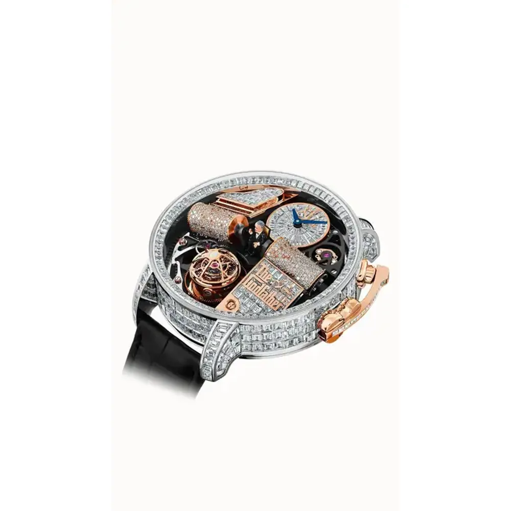 Jacob & Co. Opera Godfather Baguette — White Gold Baguette