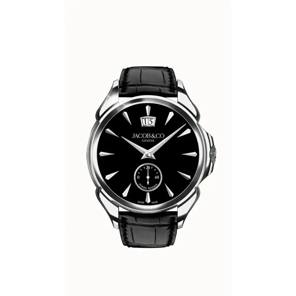 Jacob & Co. Palatial Classic — Stainless Steel (Onyx Black)