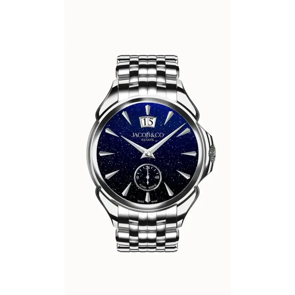 Jacob & Co. Palatial Classic — Stainless Steel Bracelet (Aventurine)