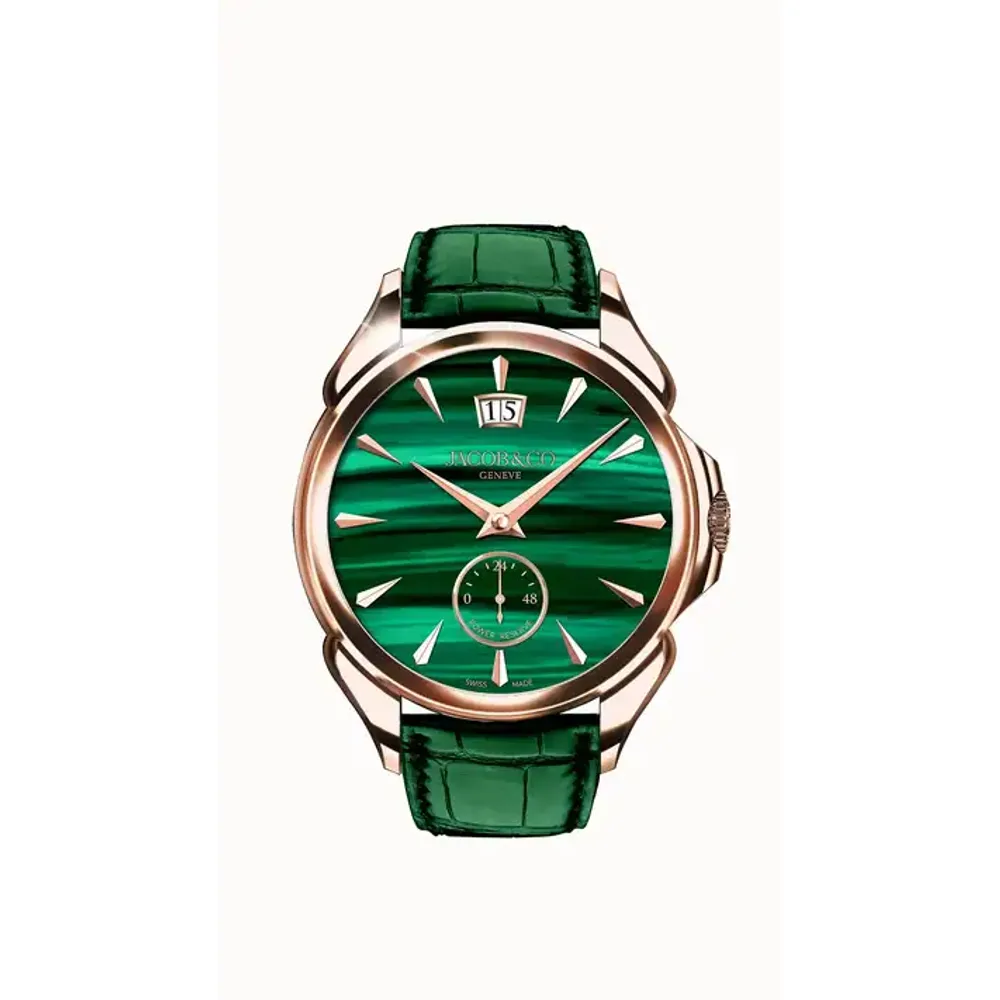 Jacob & Co. Palatial Classic — Rose Gold (Malachite)