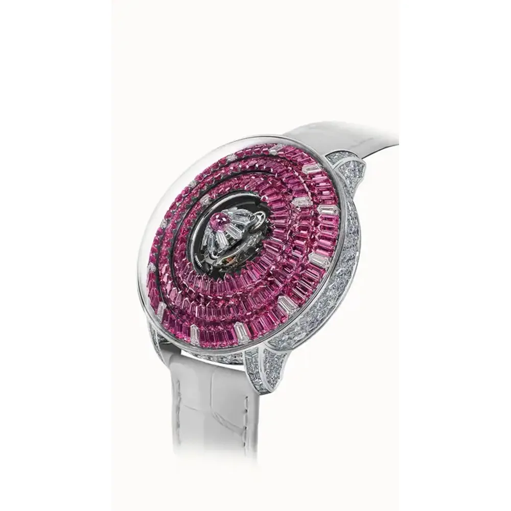 Jacob & Co. The Mystery Tourbillon 44MM — Pink Sapphires