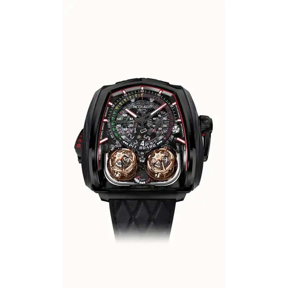 Jacob & Co. Twin Turbo Furious — Twin Turbo Furious Bugatti Black Titanium and Carbon Fiber