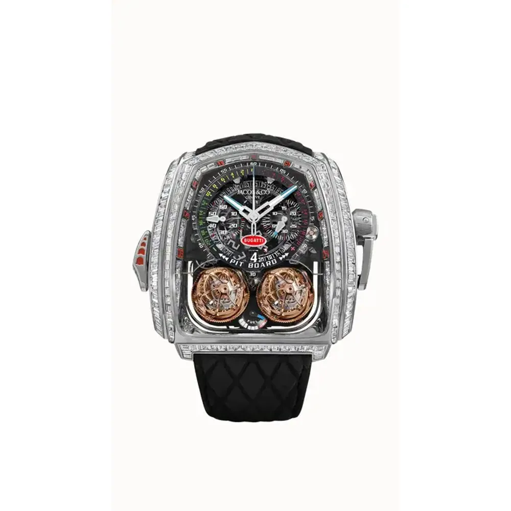 Jacob & Co. Twin Turbo Furious Baguette — White Gold II